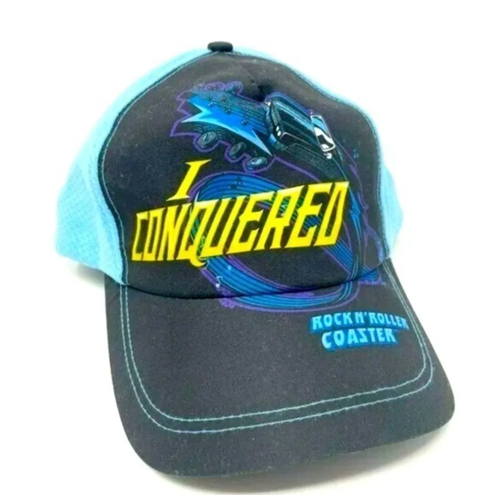 NWT Disney Parks Baseball Hat Rock N'  Roller Coaster Snapback Youth Cap
